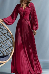 A Line V Neck Mother of the Bride Dresses with Ruched CM0367