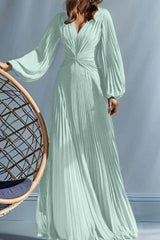 A Line V Neck Mother of the Bride Dresses with Ruched CM0367