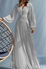 A Line V Neck Mother of the Bride Dresses with Ruched CM0367