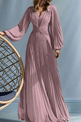 A Line V Neck Mother of the Bride Dresses with Ruched CM0367