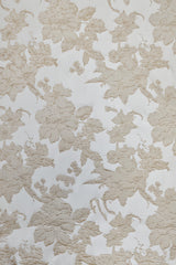 A-Line Tea-Length Jacquard Mother of the Bride Dress CM0413