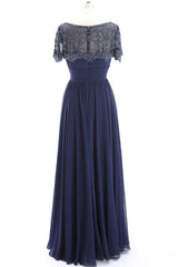 Beaded Short Sleeves Mother of the Brides Gown