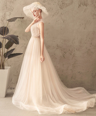 Tulle Lace Long Prom Dress Tulle Lace Wedding Dress