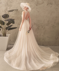 Tulle Lace Long Prom Dress Tulle Lace Wedding Dress