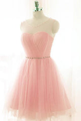 Charming Tulle Short Prom Dresses Homecoming Dresses, AST1098