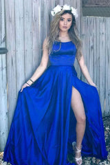 Aimishang A line Prom Dresses Criss-Cross Straps Long Evening Dresses