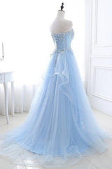 Chic Prom Dresses Sweetheart A-line Floor-length Prom Dress TP1187