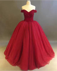 Corset Black Wedding Dresses Tulle Ball Gown Off The Shoulder