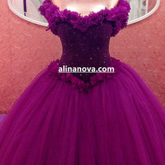 Beaded Sweetheart Corset Wedding Dresses Ball Gowns With Flowers