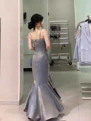 Classy Sheath Sweetheart Sleeveless Satin Burgundy Long Prom Dresses SD2399