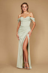 Corset Satin Formal Evening Dress