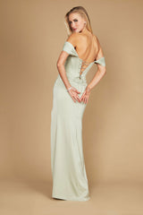 Corset Satin Formal Evening Dress