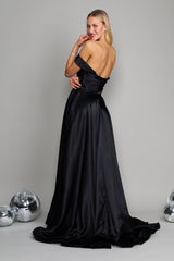 Long Formal Black Tie Ball Gown
