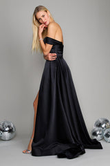 Long Formal Black Tie Ball Gown