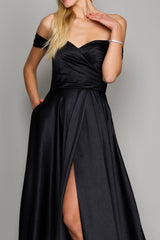 Long Formal Black Tie Ball Gown
