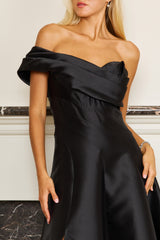 One Shoulder Long Formal Ball Gown Evening Dress