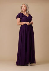 Short Sleeve Formal Mother of the Bride Dress