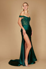 Long Corset Mermaid Prom Formal Dress
