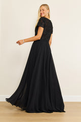 Short Sleeve Formal Mother of the Bride Dress