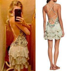 Vintage A Line Spaghetti Straps Chiffon Formal 8th Grade Homecoming Dresses Summer Middle School Hoco Dress 18th Birthday Outfits DH1080