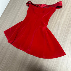 Modest A line Off The Shoulder Red Short Formal Homecoming Dress Short 20th Birthday Outfits Graduation Dress Cocktail Dresses DH2483