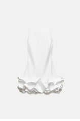 Sexy Sheath Scoop Neck Red Satin Short Homecoming Dress Summer Hoco Dresses Mini Cocktail Dress DH2533