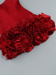 Sexy Sheath Strapless Red Satin Formal Homecoming Dresses 18th Birthday Outfits Graduation Dress Short Mini Hoco Dresses DH2550