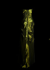 Chic Olive Green Long Prom Dresses Satin Sweetheart Sheath Evening Dress Sleeveless Birthday Dress DP04909