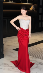 Chic Sheath Long Evening Dress Halter Spandex Party Dress Blue Prom Dress DP05333