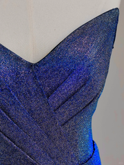 Elegant Glamour Ball Gown Sweetheart Blue Sequin 21st Birthday Dresses Evening Gown Birthday Outfits Evening Dress For Women DP1556