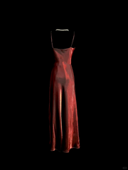 Vintage Mermaid Spaghetti Straps Red Long Evening Party Gowns Evening Formal Dresses Prom Dress DP2029