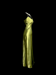 Vintage Sheath Spaghetti Straps Green Long Evening Party Gowns Formal Dresses Prom Dresses DP2040