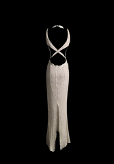Elegant Glamour Mermaid Square White Sequin Long Prom Dresses Party Dress Evening Dress DP913