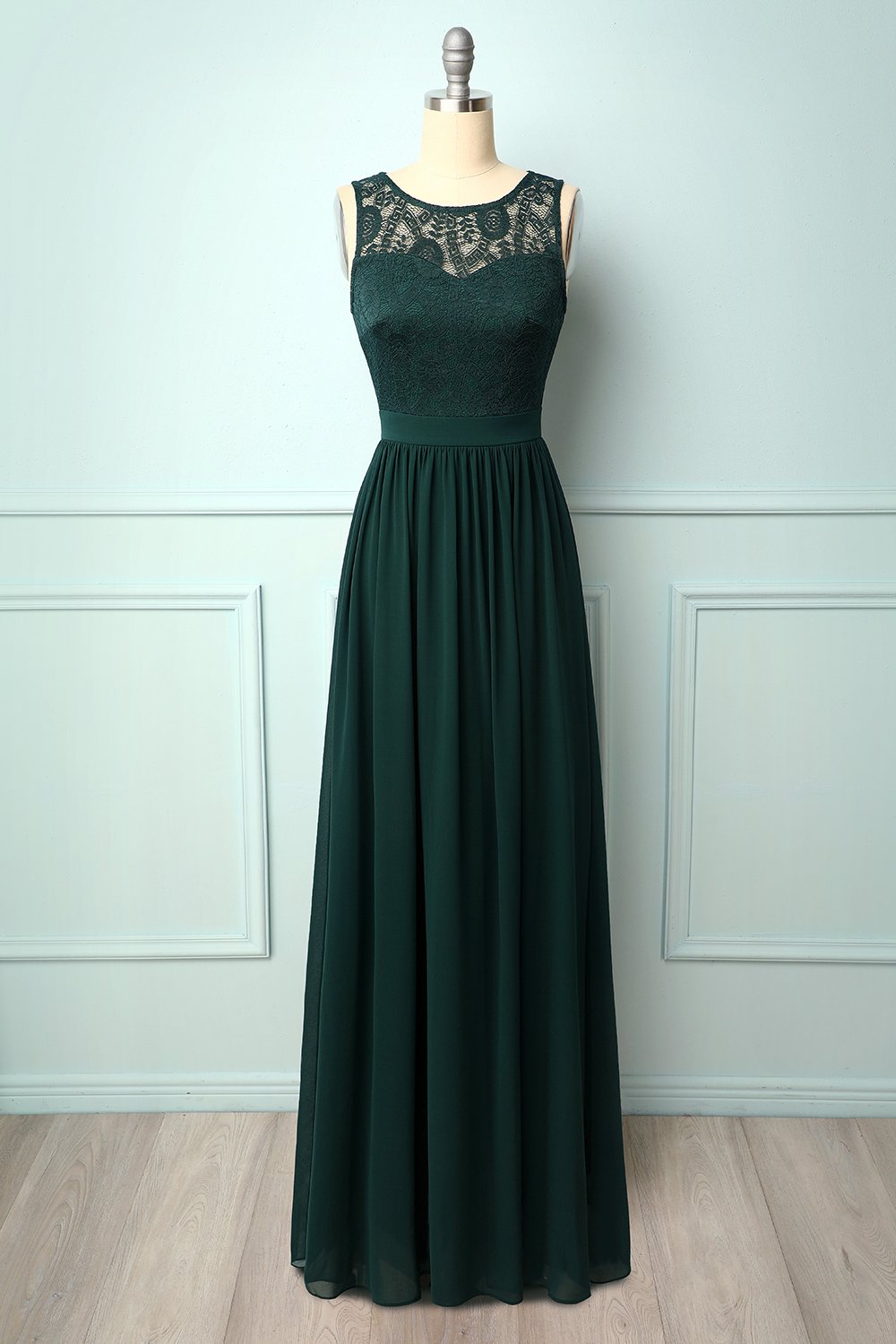 Lace Long Bridesmaid Dress
