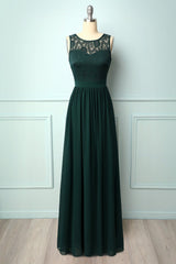 Lace Long Bridesmaid Dress
