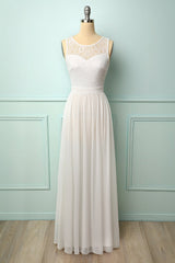 Lace Long Bridesmaid Dress
