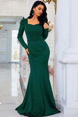Mermaid Mother of the Bride Dress with Long Sleeves