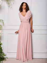 With Sleeves Multi Wear Convertible Bridesmaid Dresses