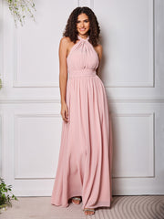 High-Neck Halter Multi Wear Convertible Bridesmaid Dresses