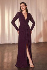 Delphine Gown - Wine
