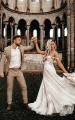 Dress For Wedding Sweetheart Criss-cross Tulle Empire A-line Backless Wedding Dress / Dress For Formal