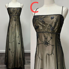 ✨Vintage Blue Gradient Empire Prom Dress for Birthday,Graduation💃🏽90s Backless Romantic Beaded Evening Dress for Quinceañera  ED01406