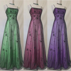 ✨Vintage Blue Gradient Empire Prom Dress for Birthday,Graduation💃🏽90s Backless Romantic Beaded Evening Dress for Quinceañera  ED01406