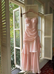 💃Glam Ruffles Prom Dress for Birthday&Graduation-Fairytale Spaghetti Strap  Long Evening Gown ED01754