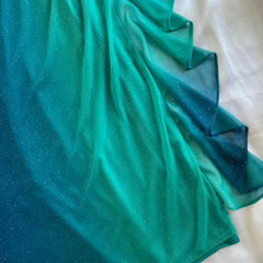 Glitter Blue Sweetheart Neck Bodycon Dress Ruffled Party Dress Spaghetti Strap Evening Dress ED01813