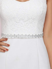 Simple Cap Sleeve Sweetheart Mermaid Style Wedding Dress
