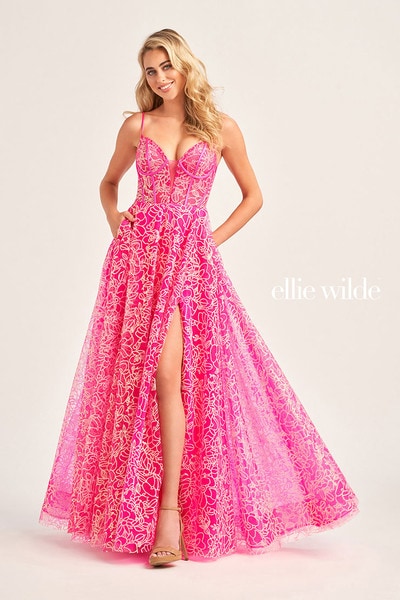 EW35216 - Hot Pink - Ellie Wilde - FINAL SALE