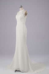 Elegante halter Court Train Bruidsmeisjekleding