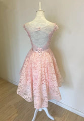 Elegant Lace Backless Prom Homecoming Dresses Short Party Gowns