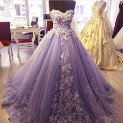 Elegant Light Blue Tulle Ball Gown Quinceanera Dresses